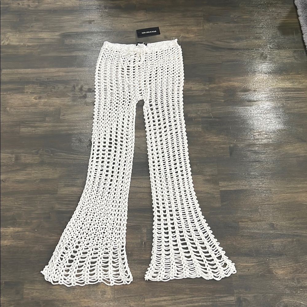 Crochet Flare Beach Pants